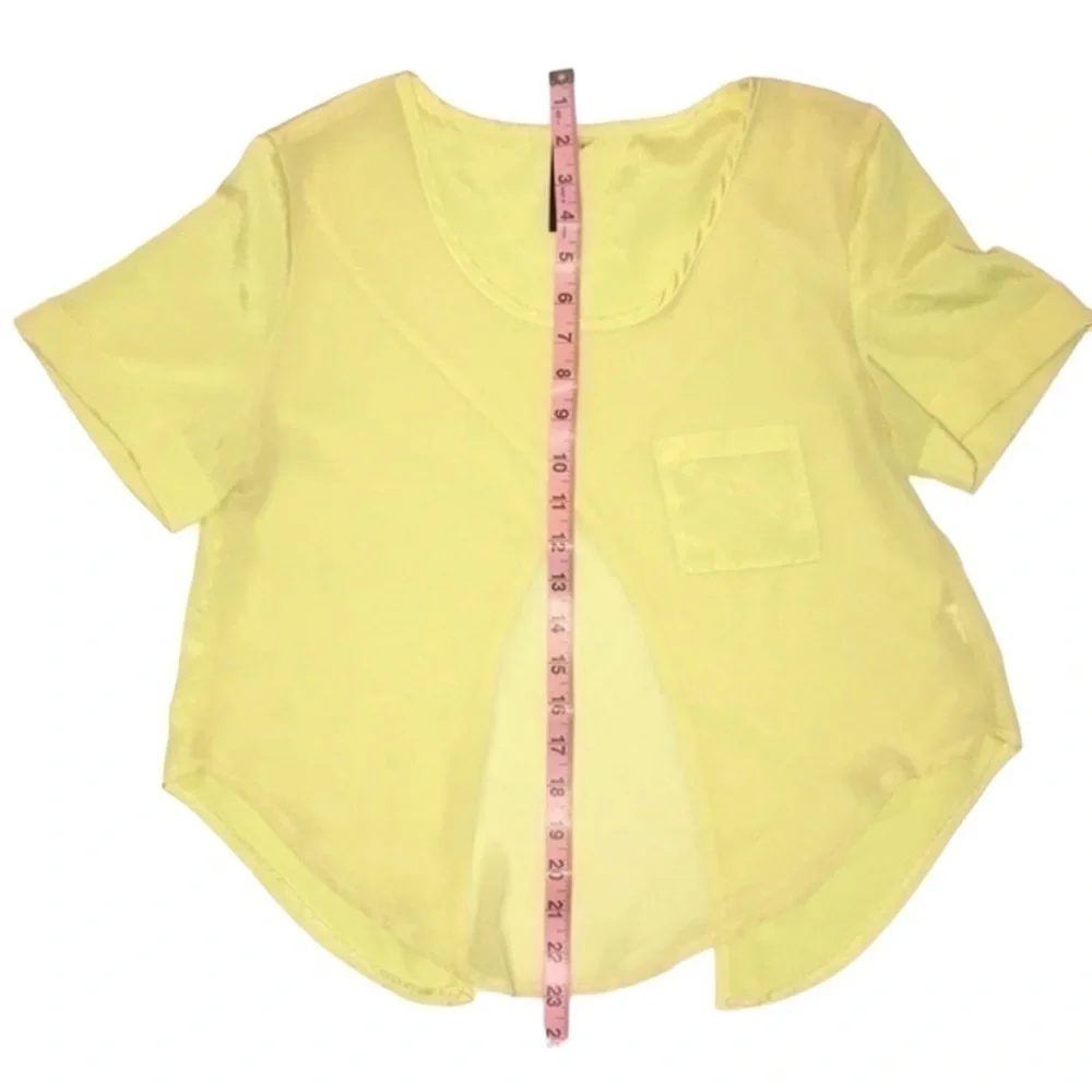UNO CORE Yellow Blouse - Picture 5 of 7